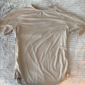 Tan Short Sleeve Tee Casual Shirt